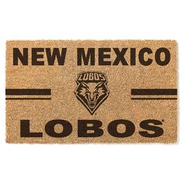 Jardine - New Mexico Lobos 18'' x 34'' Team Logo Doormat - Brown
