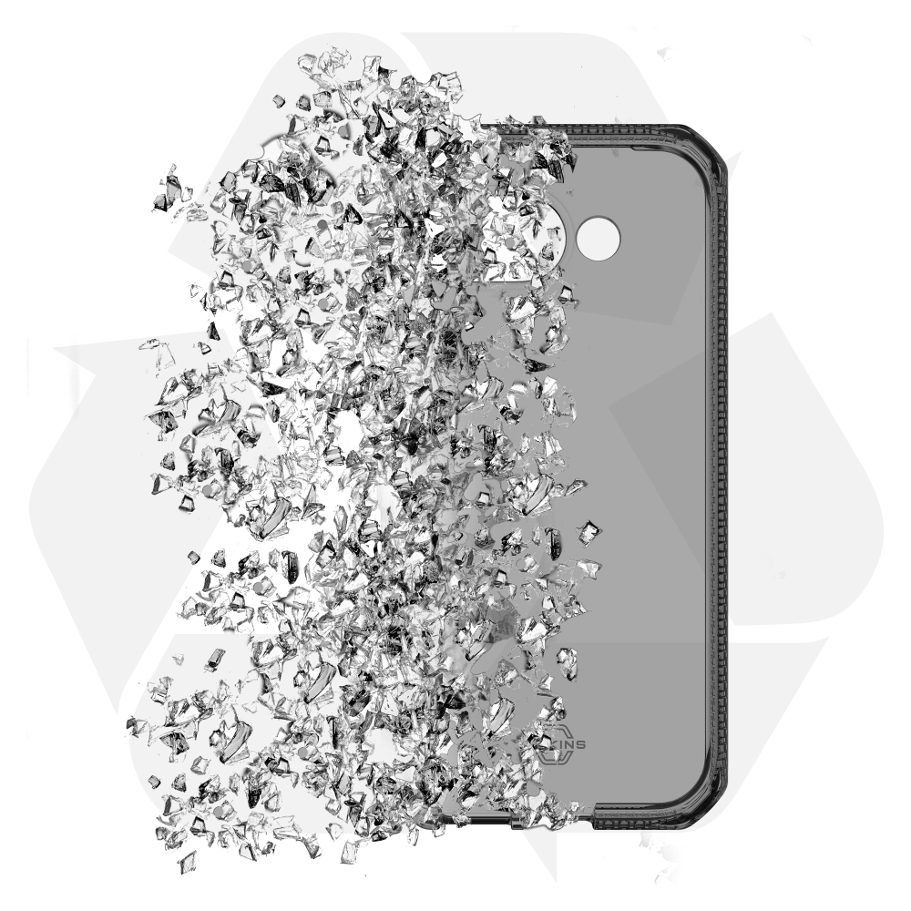 Alt View 6. Itskins - Spectrum_R Clear Case for Google Pixel 9a - Black.