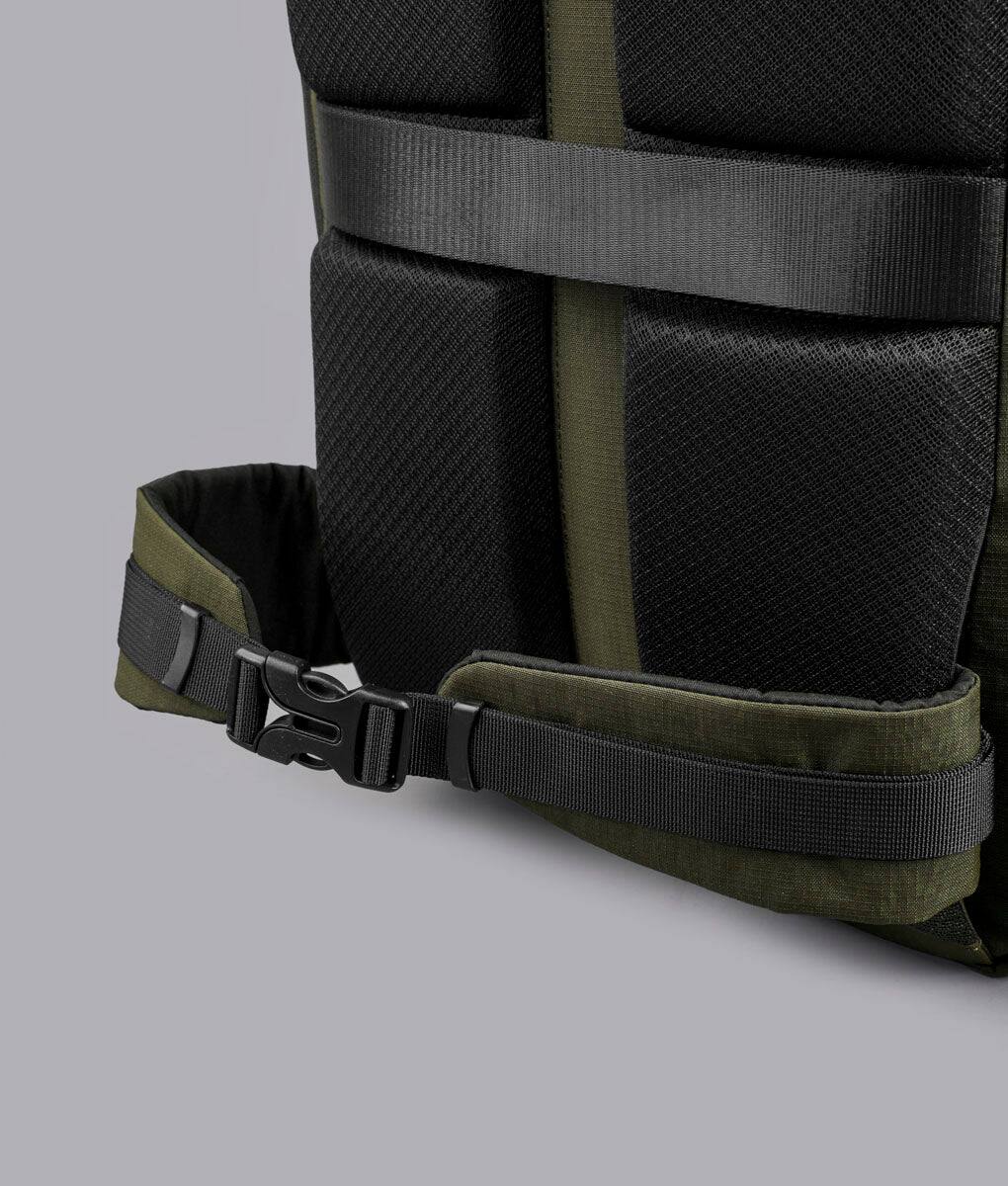 Alt View 7. ALPAKA - Traverse 38L Travel Backpack for 15.6" and 16" Laptops with Clamshell Opening - Green.
