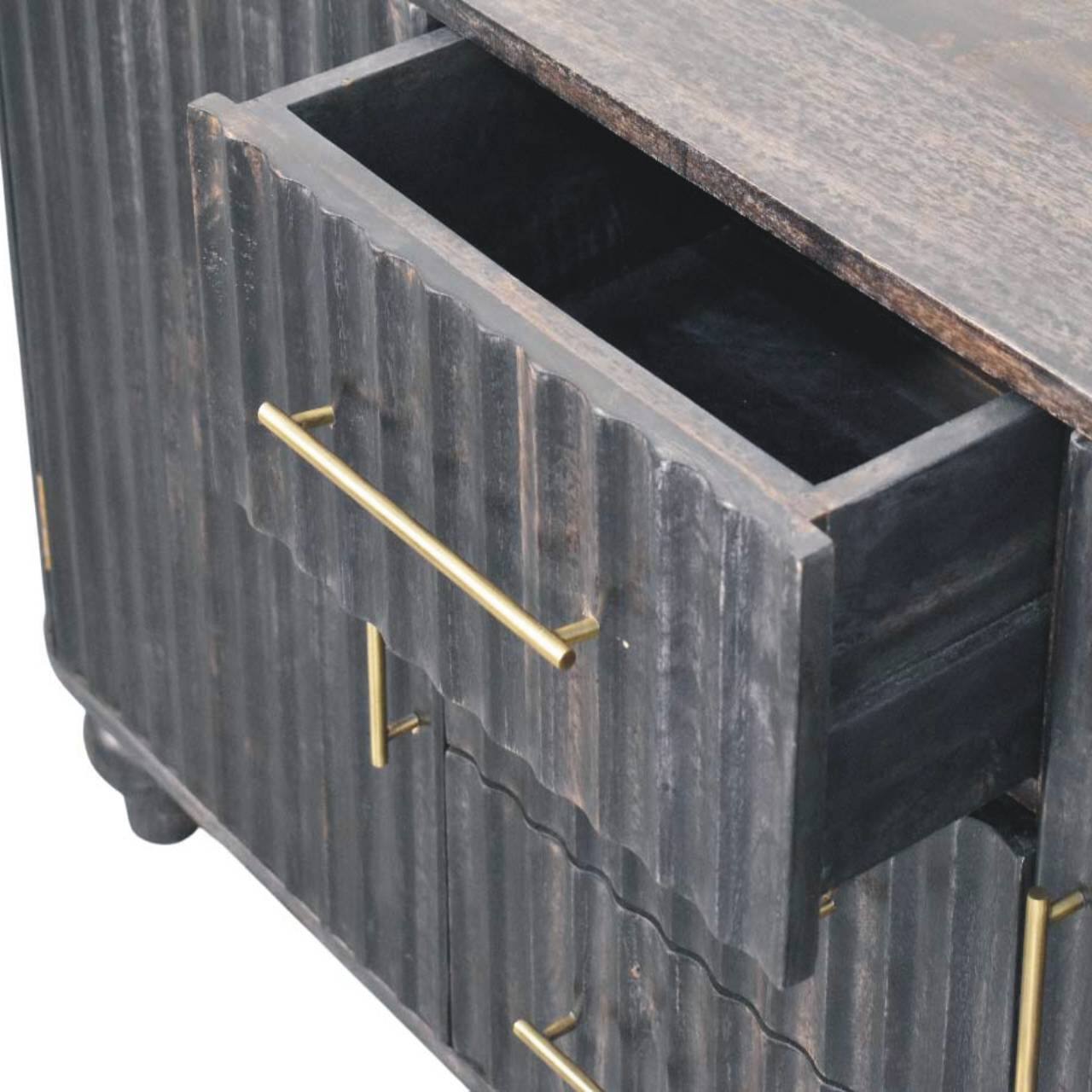 Alt View 1. Artisan Furniture - Artisan Furniture Solid Wood Savoy Sideboard - Carbon Ash.