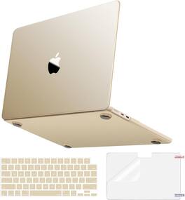 mosiso - MacBook Air 15-inch 3-in-1 Hard Shell Case Kit A3448 A3241 A3114 A2941 - Starlight Clear