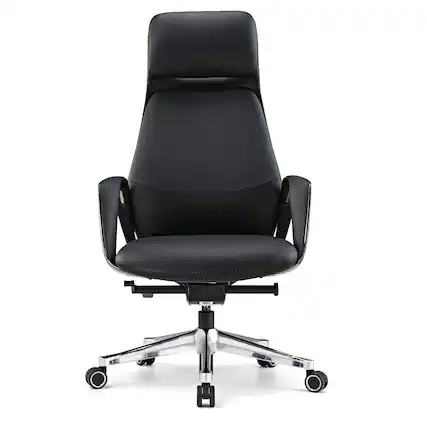 Front. Eureka Ergonomic - Executive Ergonomic Office Desk Chair - Black.
