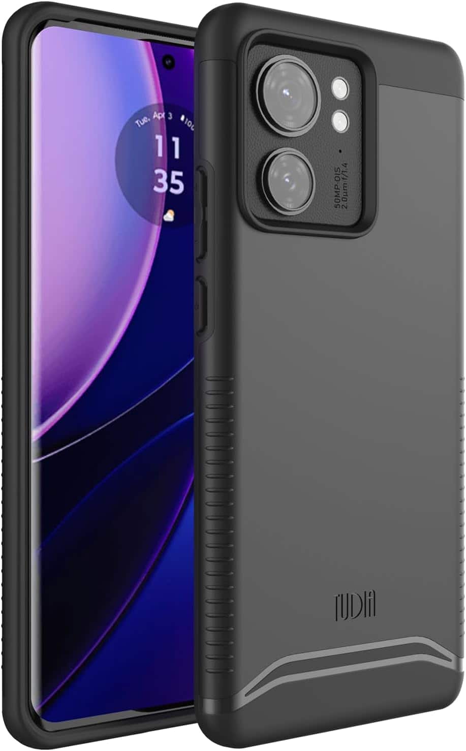 TUDIA - Merge for Motorola Edge 2023 Case Protector - Matte Black