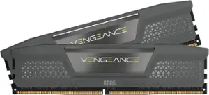 CORSAIR - VENGEANCE 32GB (2x16GB) DDR5 6000MHz C32 AMD EXPO & Intel XMP UDIMM Desktop Memory - Black - Front_Zoom