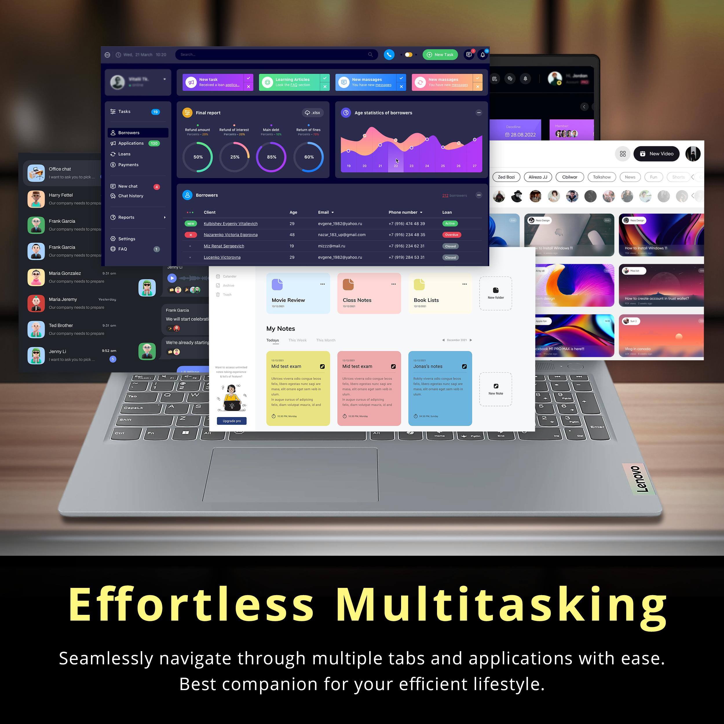 Effortless Multitasking

Seamlessly navigate through multiple tabs and applications with ease. Best companion for your efficient lifestyle.