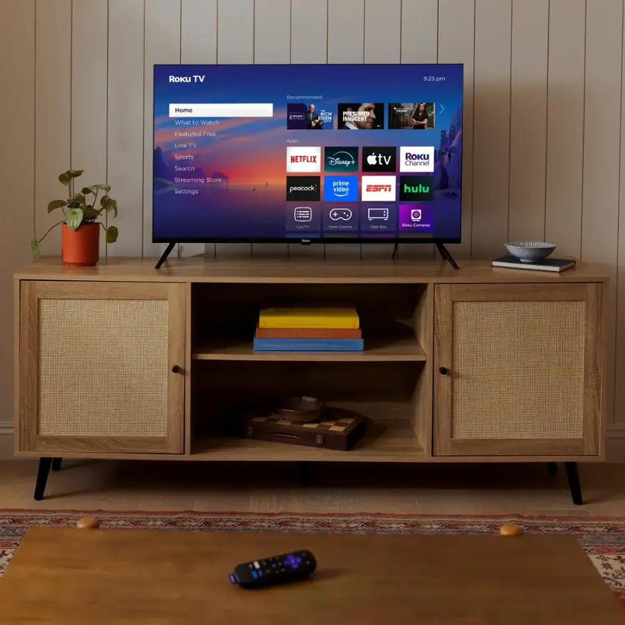 The text on the image reads: "Roku TV 92% S Mecemmenrten Home What to Watch CHD RiCe HAN -dia PRESUMED INNUCENT - P Featured Free Live TV Sports Search USS NETFLIX Disney'+ tv Roku Channel Streaming Store Settings peacock prime video ESPN hulu - + I | I I - / - - - - - - PO PORTUGAL JEA - - hme i d R - -- - - - - - - - - - - - - - - - - - - - - - - - - - - - - - - - - - - - - - - - - - - - - - - - - - - - - - - - - - - - - - - - - - - - - - - - - - - - - - - - - - - - - - - - - - - - - - - - - - - - - - - - - - - - - - - - - - - - - - - - - - - - - - - - - - - - - - - - - - - - - - - - - - - - - - - - - - - - - - - - - - - - - - - - - - - - - - - - - - - - - - - - - - - - - - - - - - - - - - - - - - - - - - - - - - - - - - - - - - - - - - - - - - - - - - - - - - - - - - - - - - - - - - - - - - - - - - - - - - - - - - - - - - - - - - - - - - - - - - - - - - - - - - - - - - - - - - - - - - - - - - - - - - - - - - - - - - - - - - - - - - - - - - - - - - - - - - - - - - - - - - - - - - - - - - - - - - - - - - - - - - - - - - - - - - - - - - - - - - - - - - - - - - - - - - - - - - - - - - - - - - -