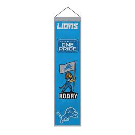 Sporticulture - Detroit Lions 8" x 32" Icons Banner - Multicolor