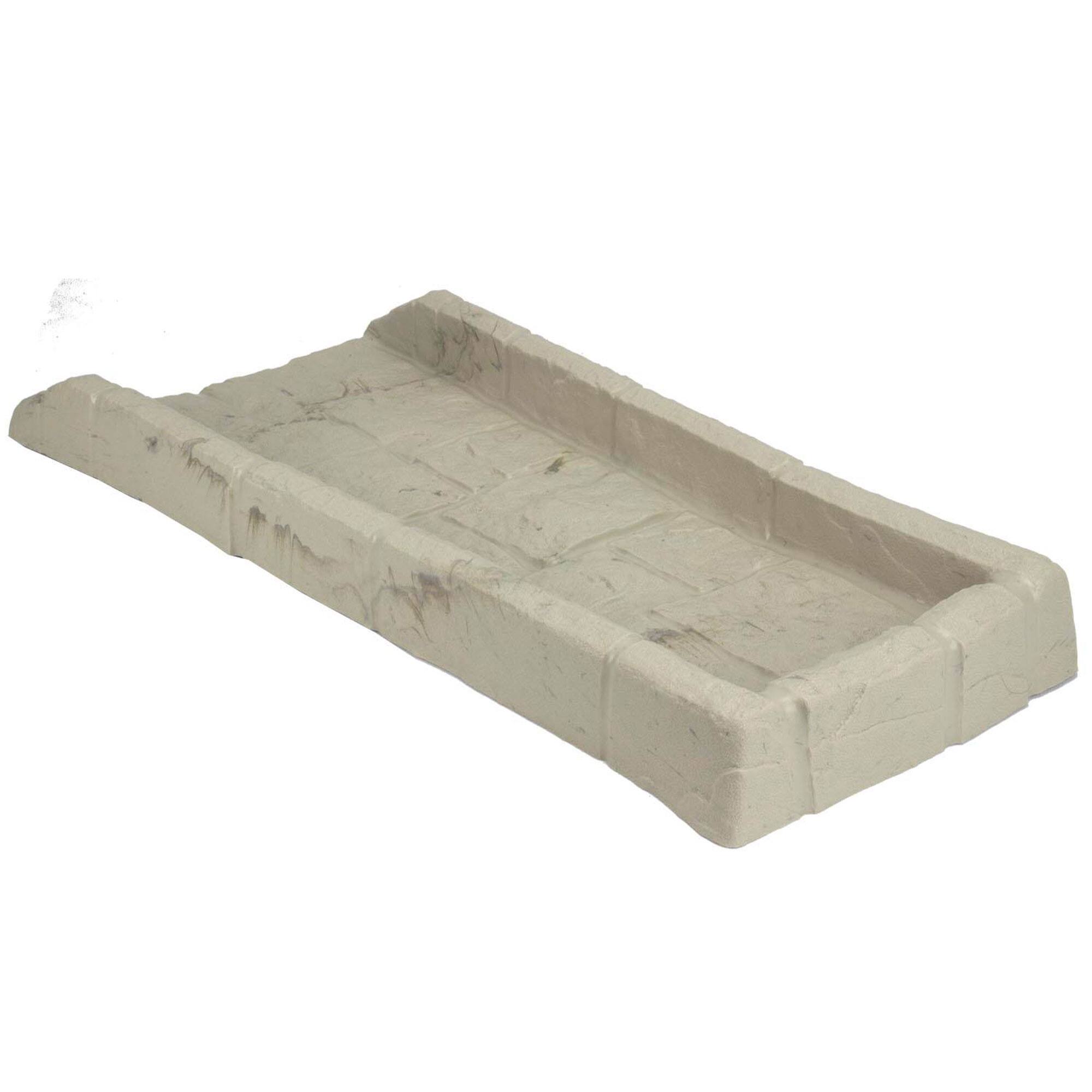 Alt View 6. Suncast - Suncast SB24 Decorative Rain Gutter Downspout Splash Block, Light Taupe (4 Pack).