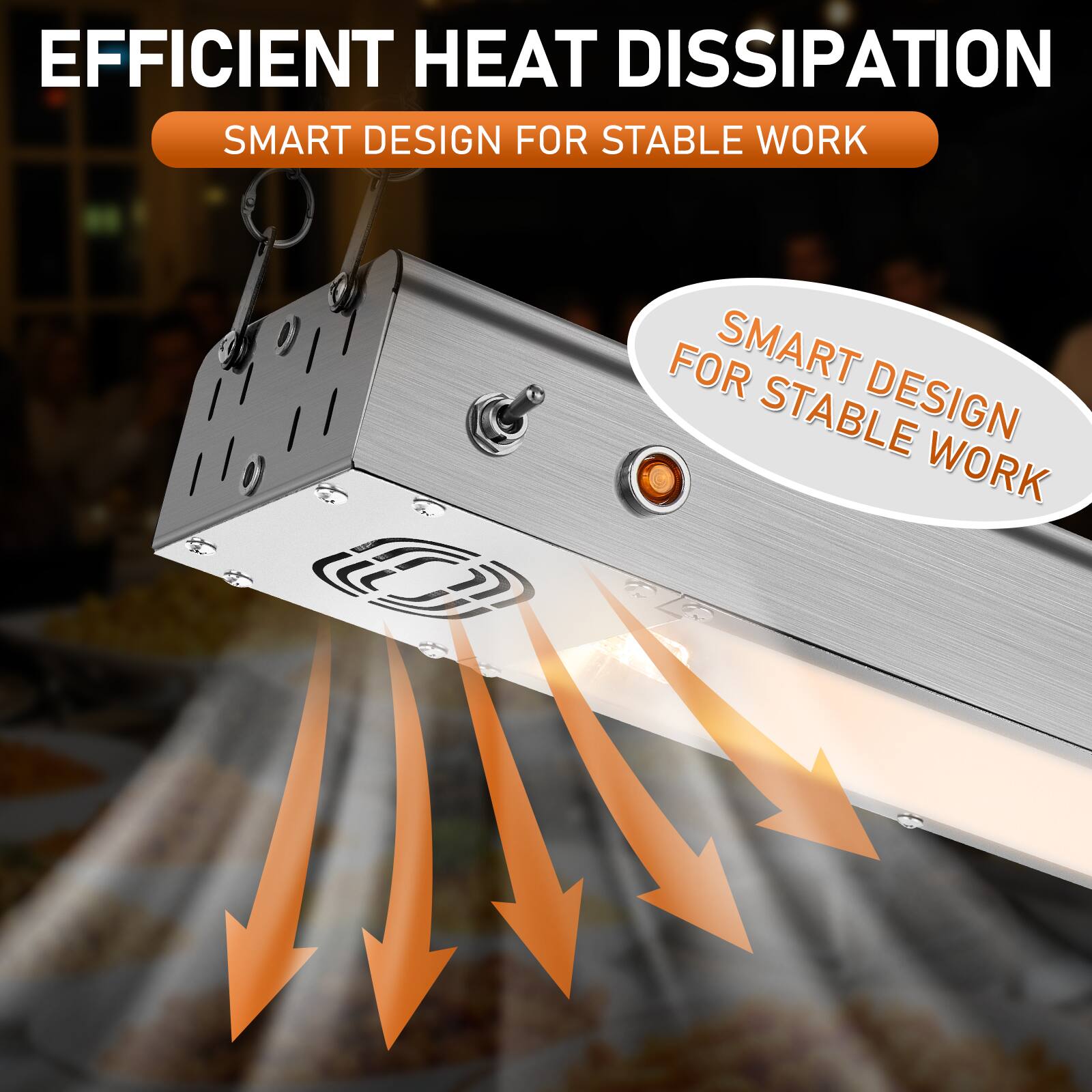 EFFICIENT HEAT DISSIPATION  
SMART DESIGN FOR STABLE WORK
