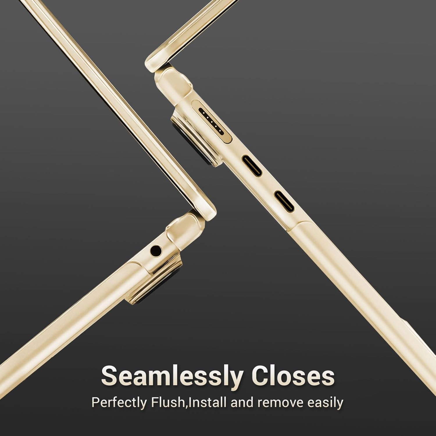 Seamlessly Closes  
Perfectly Flush, Install and remove easily