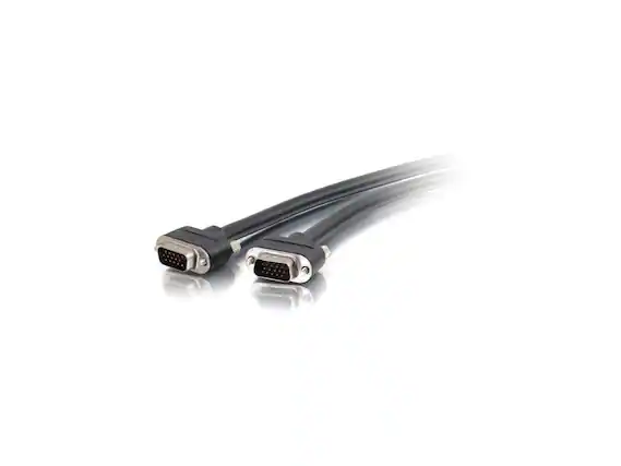 Front. Cables to Go - C2G 50218 VGA Cable - Select VGA Video Cable M/M, In-Wall CMG-Rated, Black (50 Feet, 15.24 Meters).