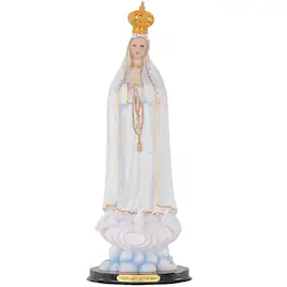 FC Design - 16"H Our Lady of Fatima Our Lady of The Holy Rosary of Fatima Holy Figurine Office Desk Tabletop Home Decor - Multi-Color