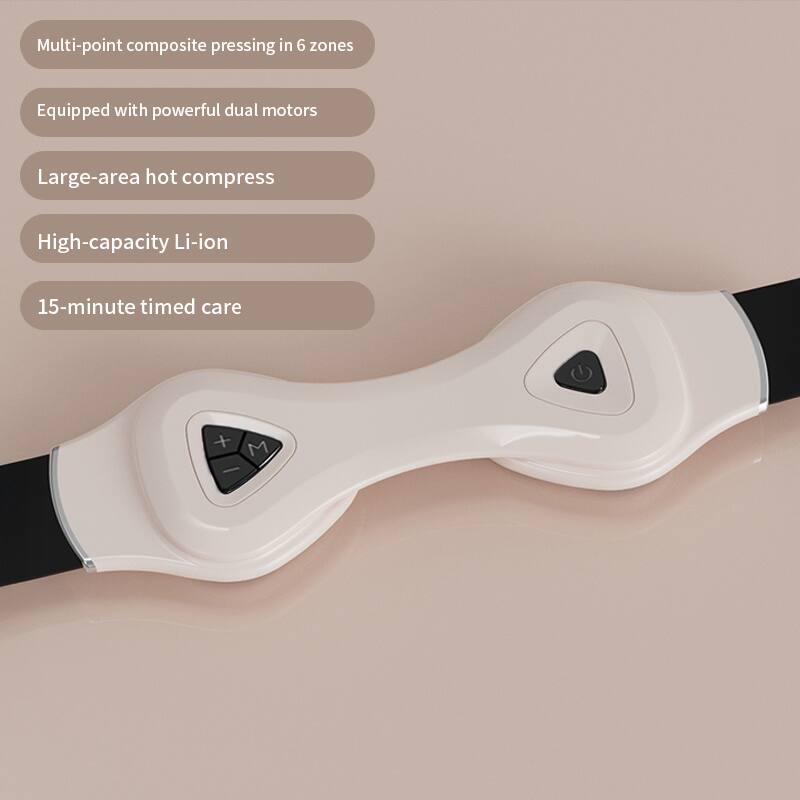 Multi-point composite pressing in 6 zones  
Equipped with powerful dual motors  
Large-area hot compress  
High-capacity Li-ion  
15-minute timed care