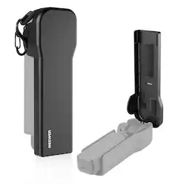Neewer - Protective Travel Case for DJI Osmo Pocket 3 - Shockproof Hard Cover with Carabiner Clip - Black
