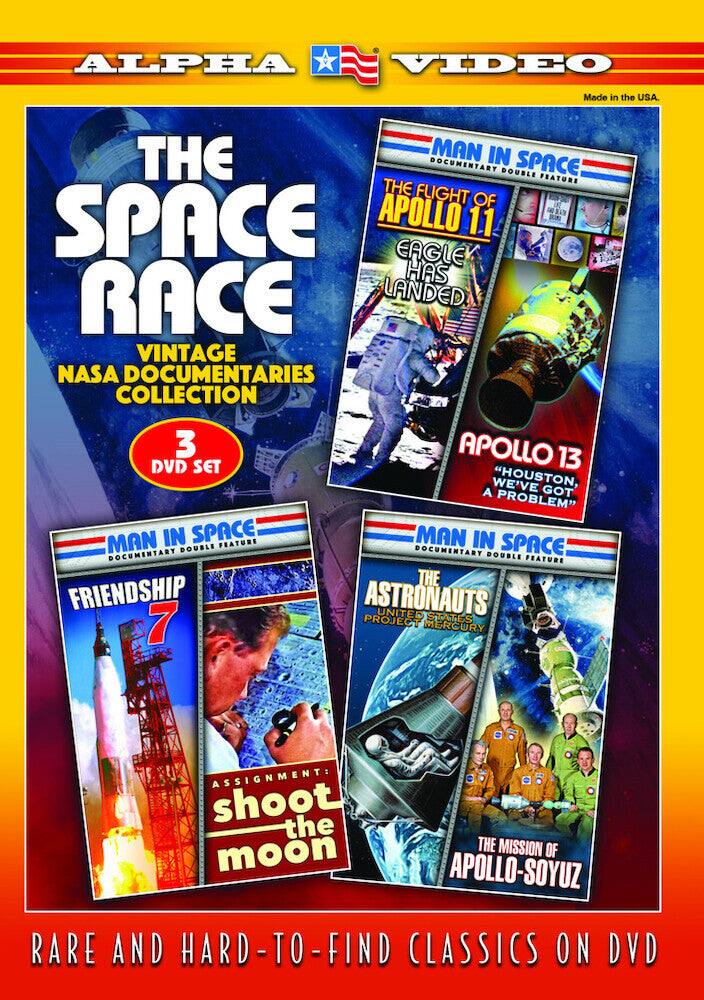 Front. The Space Race: Vintage NASA Documentaries Collection - DVD.
