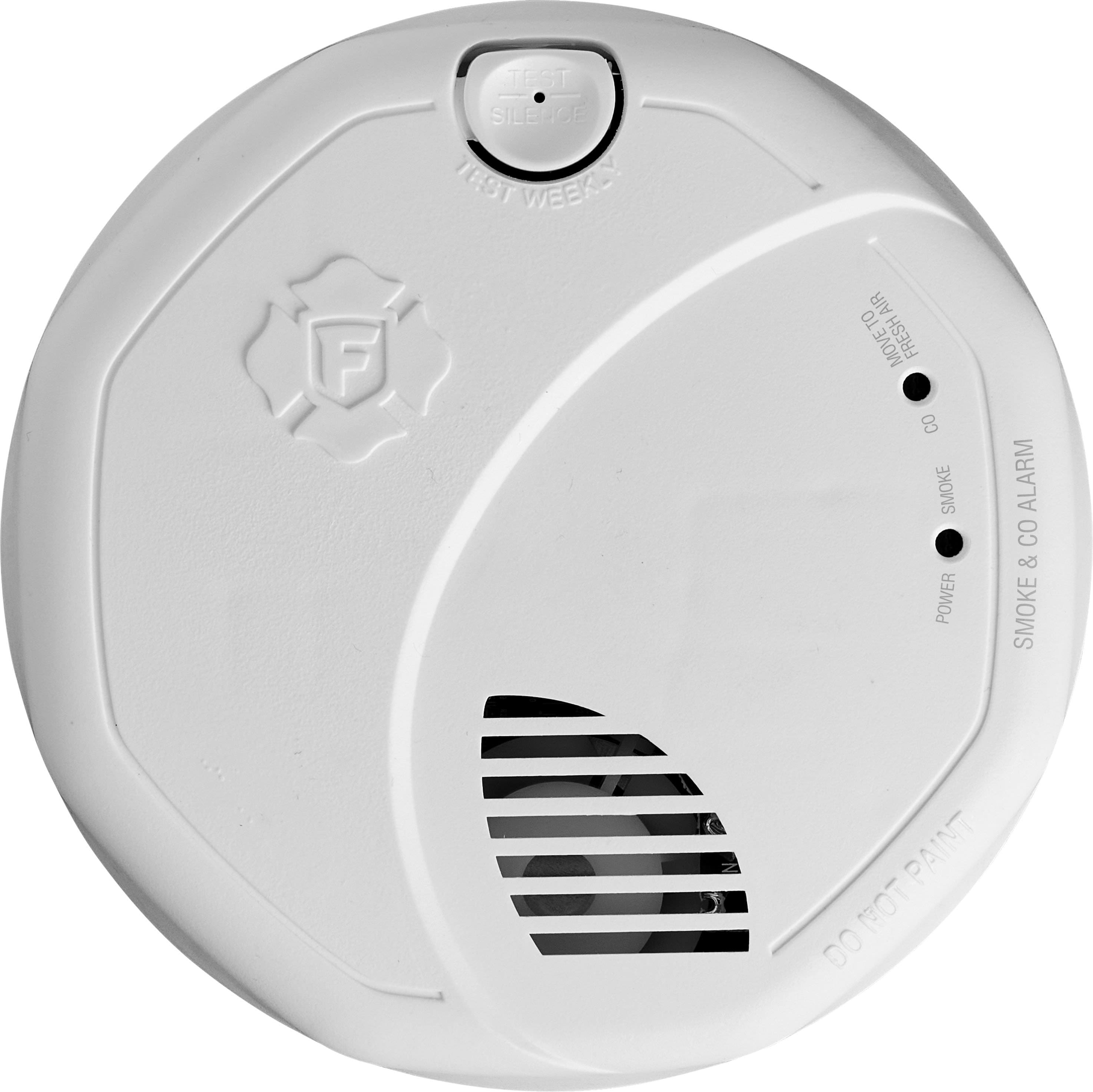 First Alert - Z-Wave Smoke and Carbon Monoxide Detector - White - Front_Zoom