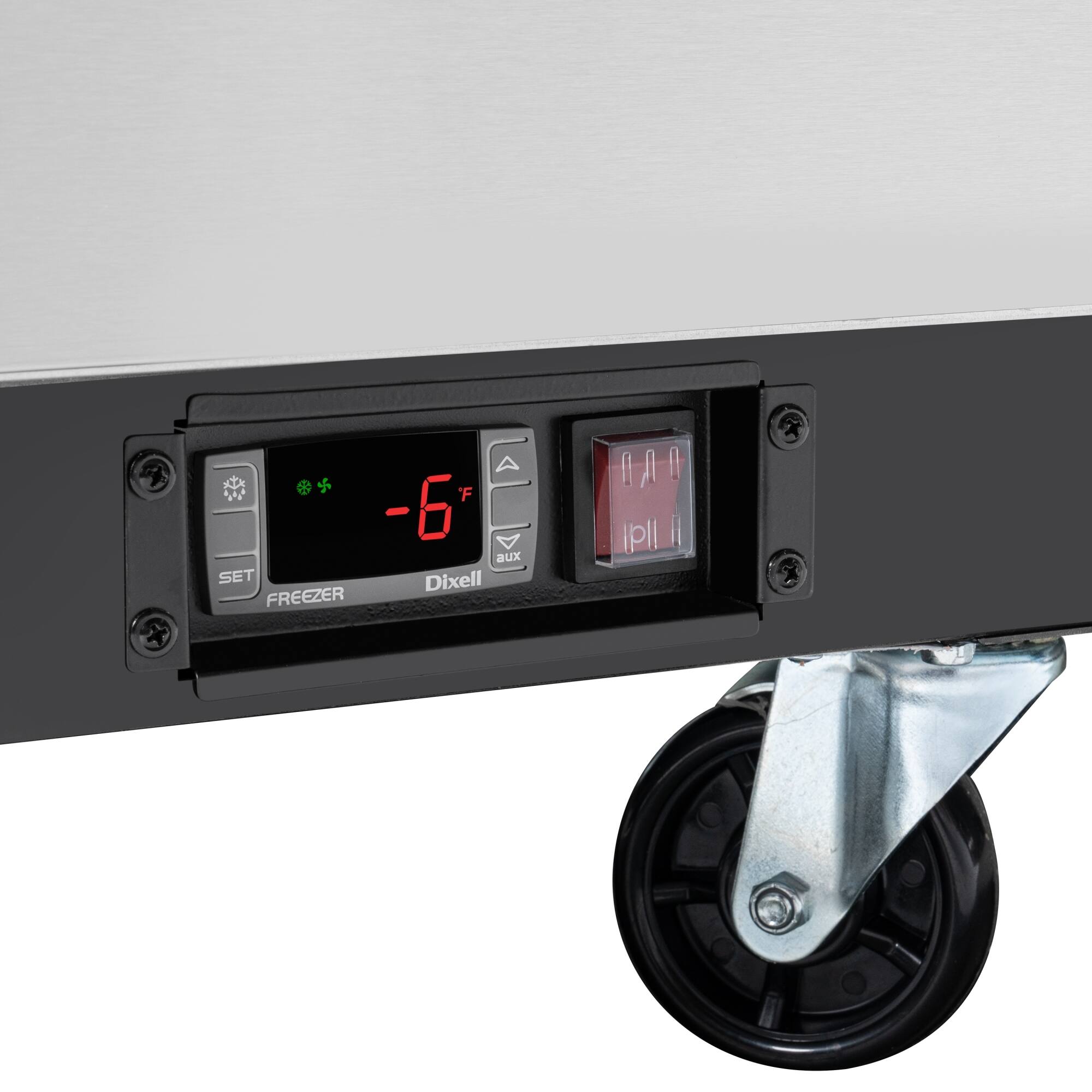 The text on the image reads "F -6' - Aux Set Dixell Freezer 1".