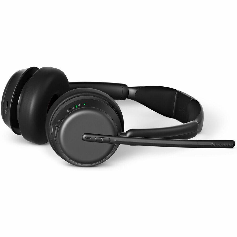 Alt View 5. EPOS - EPOS IMPACT 1060 Headset - Stereo - Wireless - Bluetooth - On-ear - Binaural - Circumaural - Noise Canceling - Black - Black.