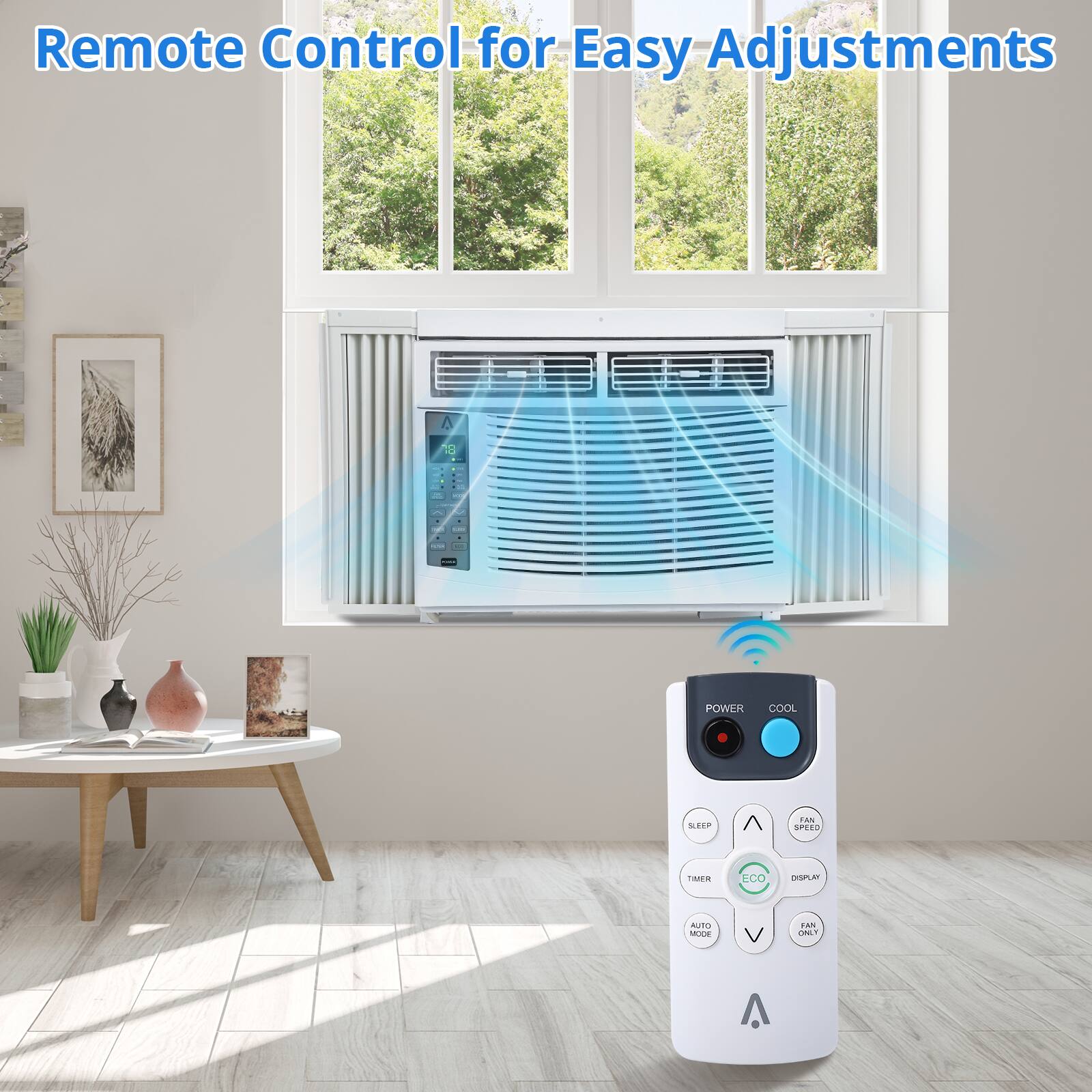 Remote Control for Easy Adjustments