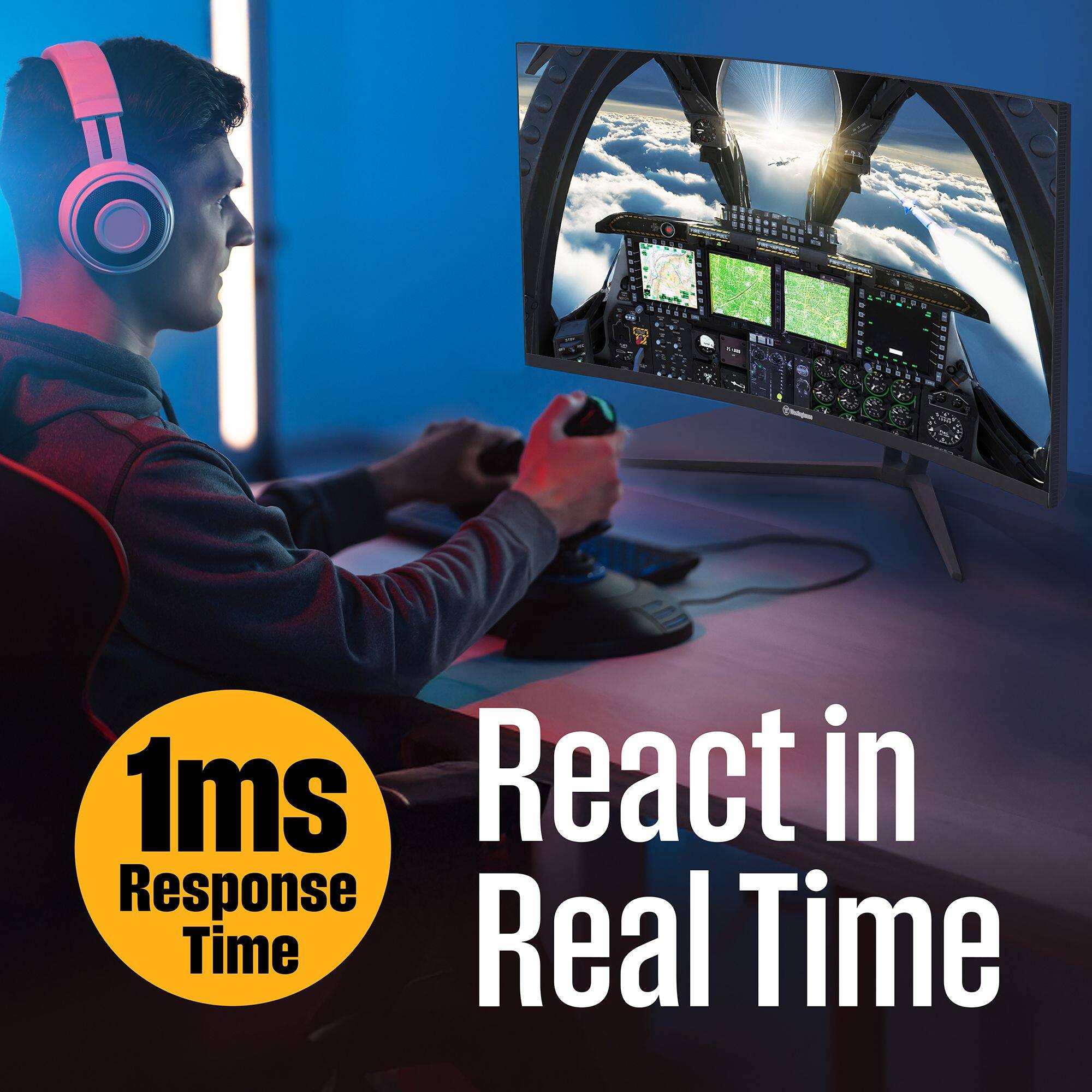 "1ms React in Response Time Real Time"