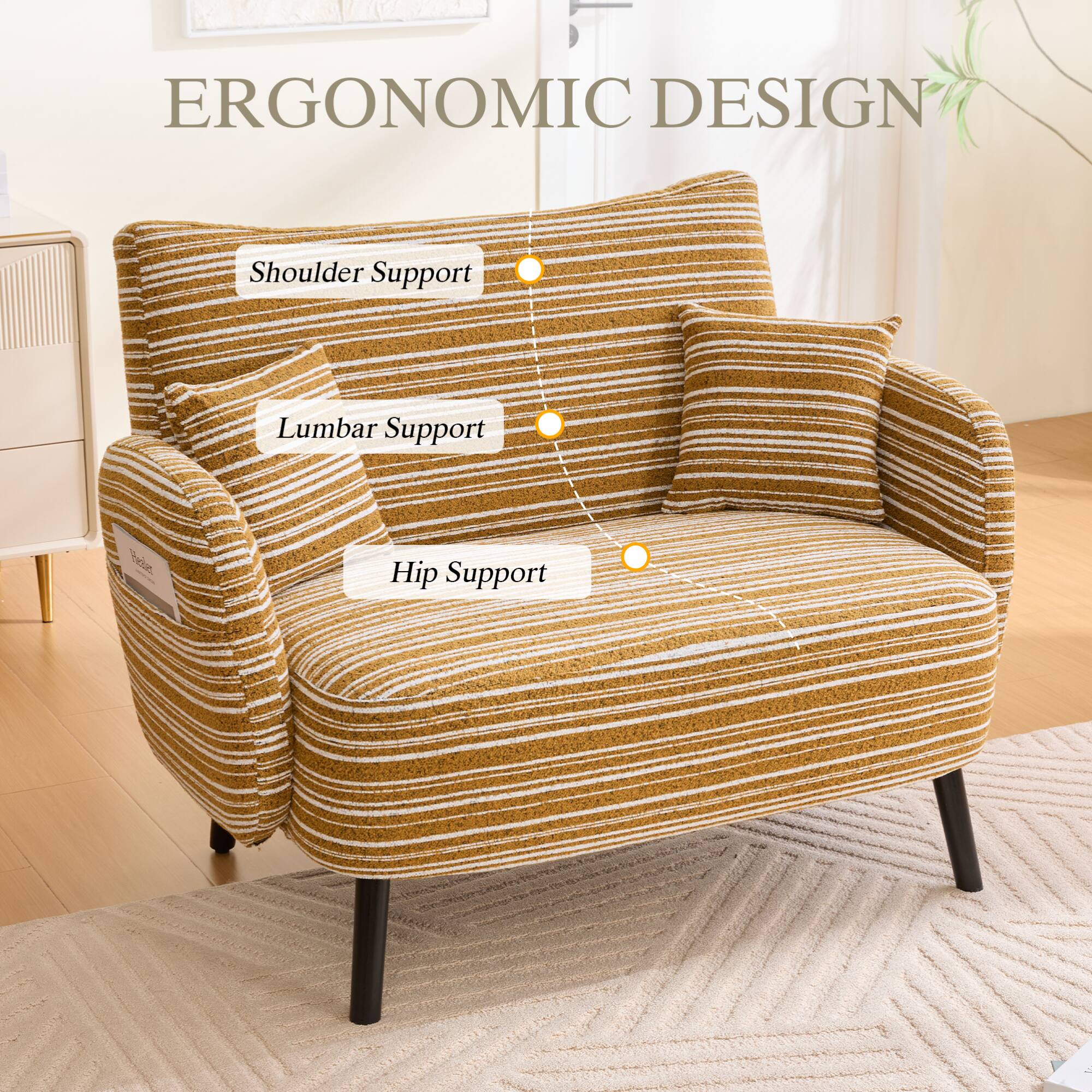 ERGONOMIC DESIGN

Shoulder Support  
Lumbar Support  
Hip Support