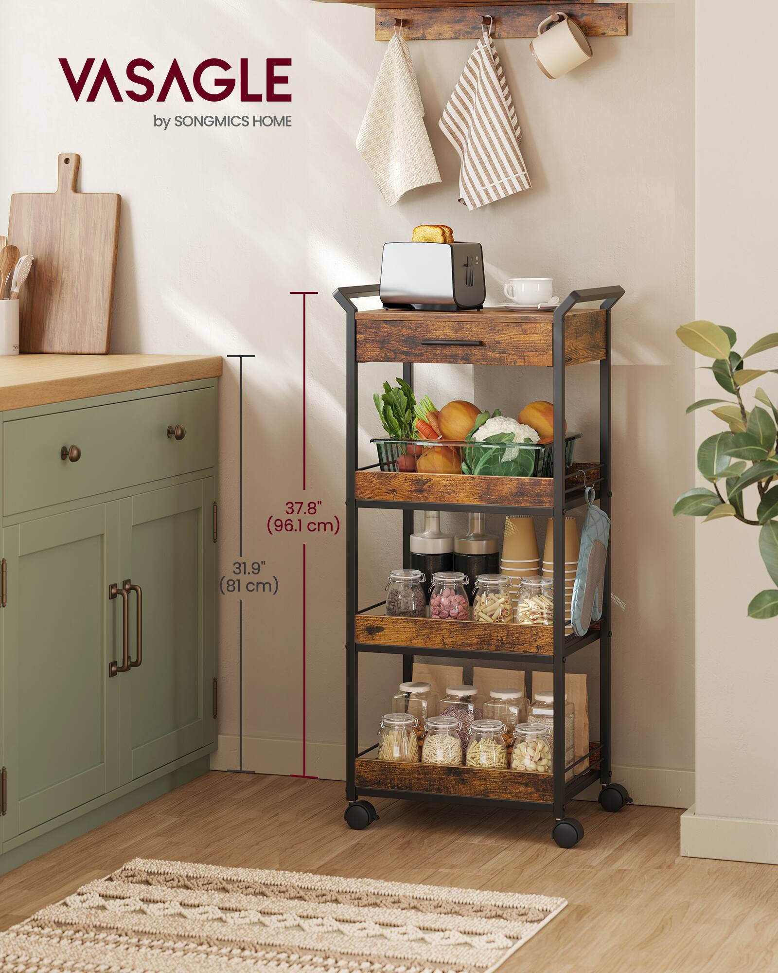 VASAGLE by SONGMICS HOME  
37.8" (96.1 cm)  
31.9" (81 cm)