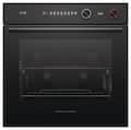 Fisher & Paykel - 24" 3 Cu Ft Iluminated Icons w/Dials Single Oven - Black