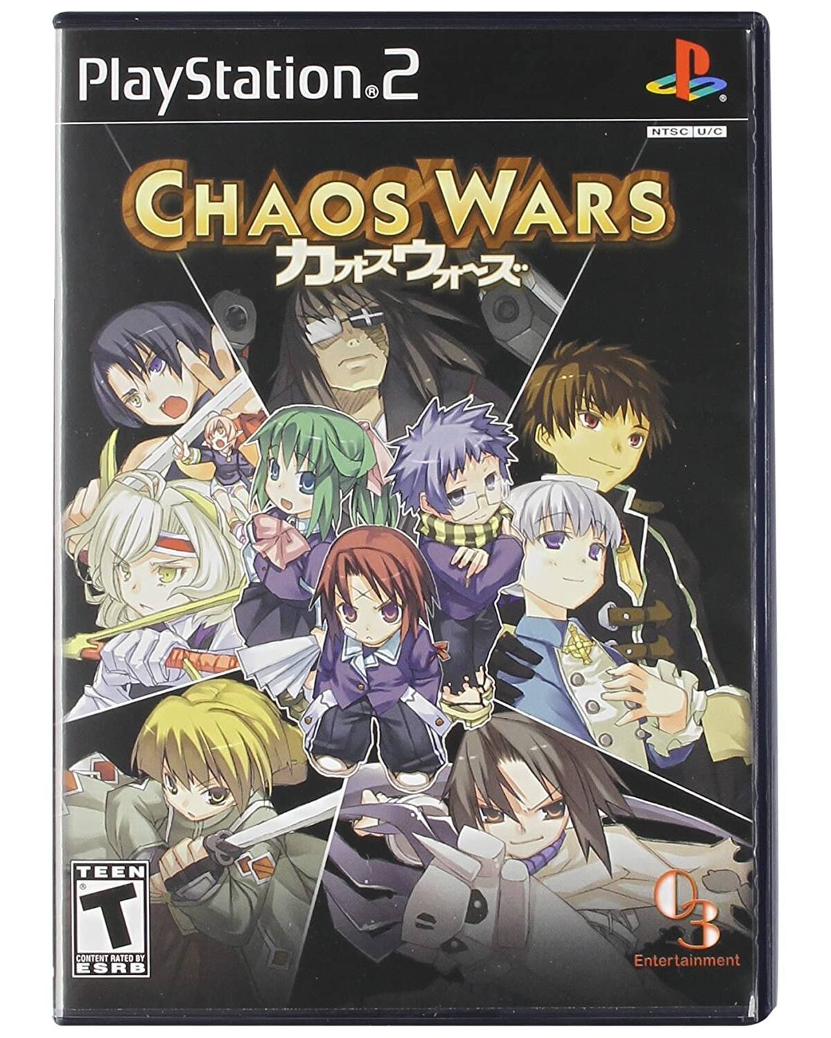 PlayStation 2  
CHAOS WARS  
カオスウォーズ  
TEEN  
CONTENT RATED BY ESRB  
Q Entertainment  
NTSC U/C