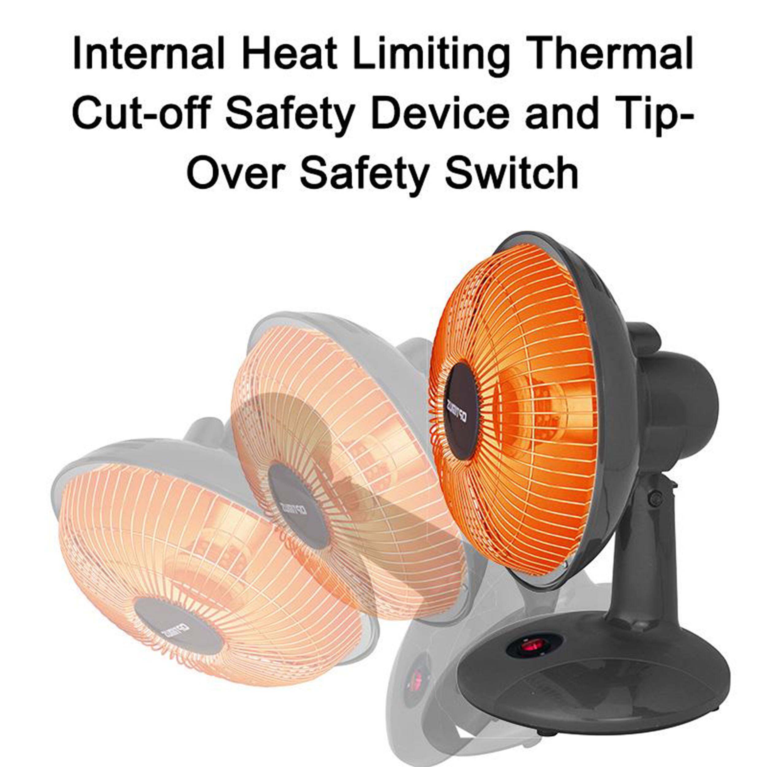 Internal Heat Limiting Thermal Cut-off Safety Device and Tip-Over Safety Switch