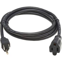 Eaton Tripp Lite Series Power Extension Cord, NEMA 5-15P to NEMA 5-15R - 13A, 120V, 16 AWG, 6 ft. (1.8 m), For - Black