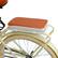 Alt View 9. Topteng - 24" Beach Cruiser Bike for Men/Women with Cup Holder, High Carbon Steel Frame, Dual Brakes, Rear Rack and Basket, Yellow - Yellow.