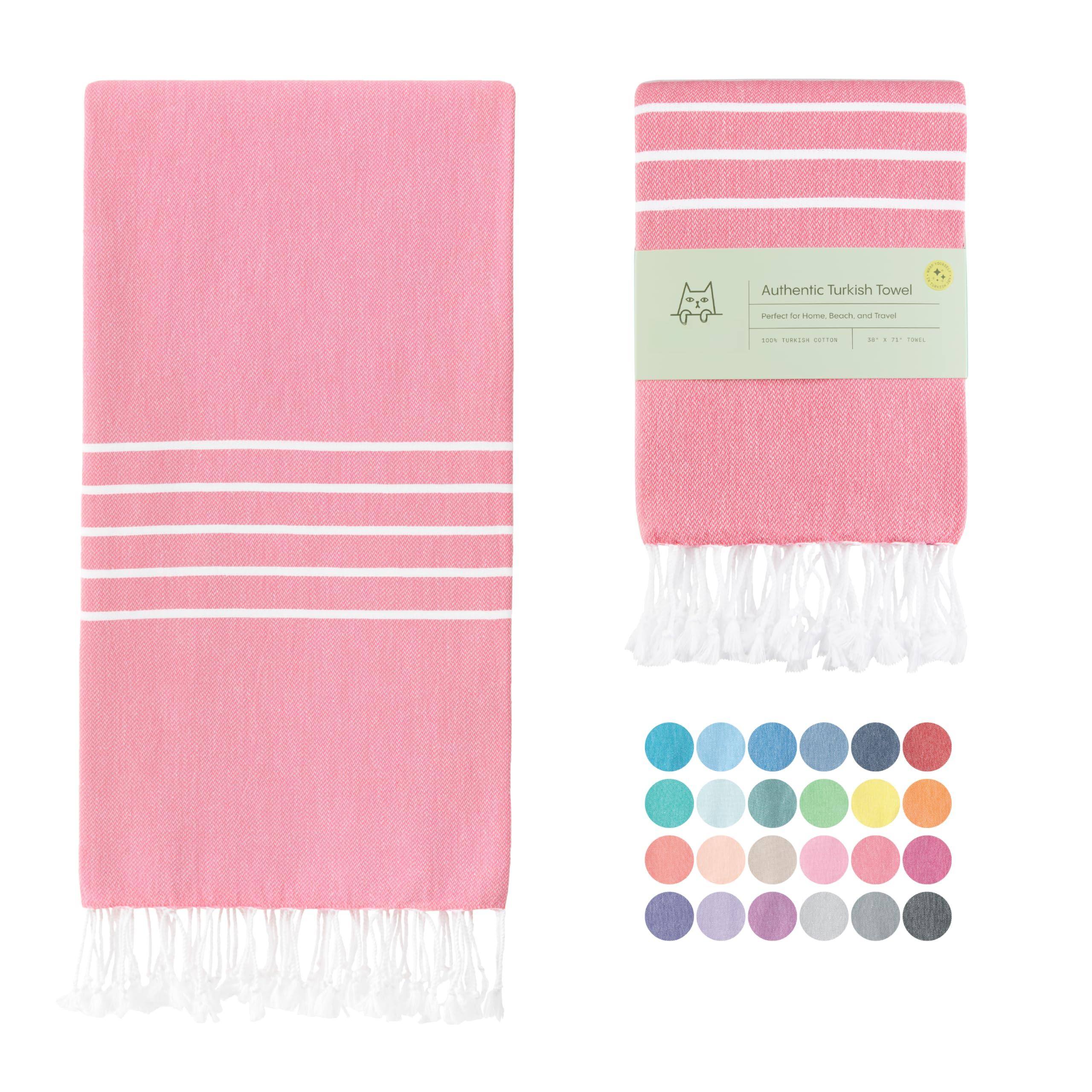 Hot Pink Beach Towel (38" x 71")