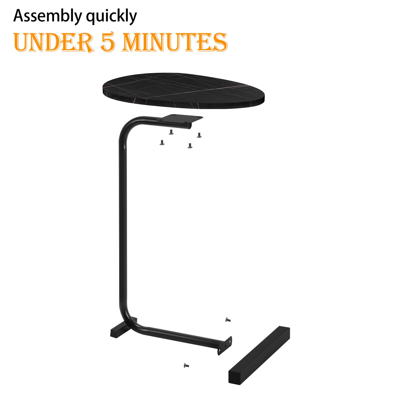 Assembly quickly  
UNDER 5 MINUTES