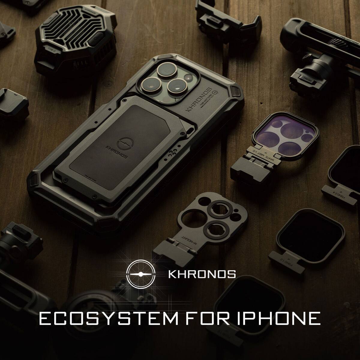 TRC KHRONOS KHRONOS V Y PHLL MERLE FIOA JNOP KHRONOS TLONA ECOSYSTEM FOR IPHONE