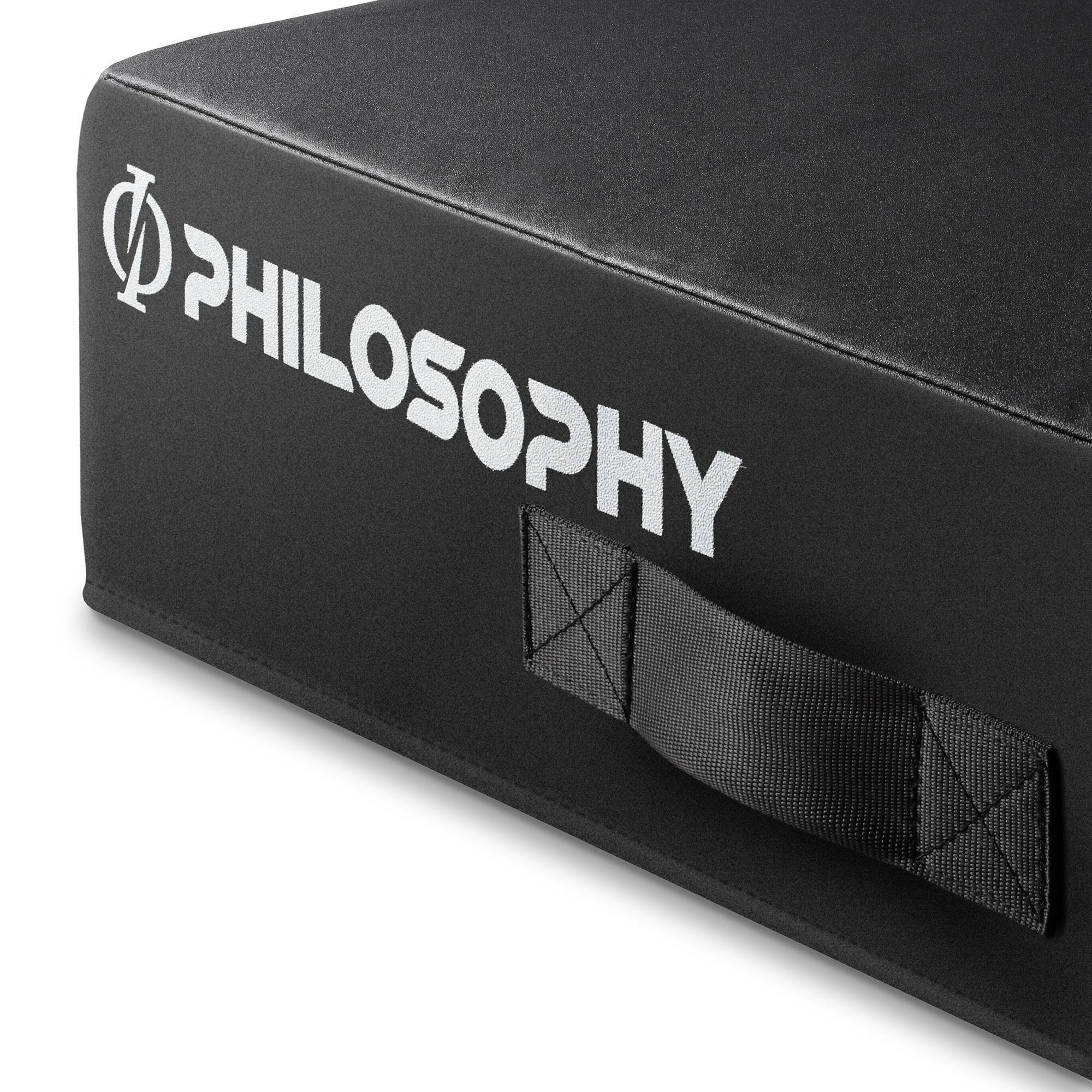 Alt View 3. Philosophy Gym - Plyometric Boxes - Soft Foam Jump Trainer Plyo Boxes - Black.