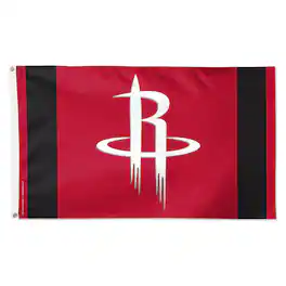 WinCraft - Houston Rockets 3' x 5' Vertical Stripe Deluxe Single-Sided Flag - Multicolor