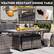 WEATHER RESISTANT DINING TABLE
- Wood-like Aesthetics Tabletop
- Extra Storage Space
- Low-Maintenance