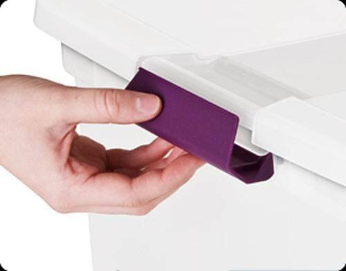 Alt View 2. Sterilite - Sterilite 106 Quart Latch Lid Tote, 4 Pack, and 66 Quart Latch Lid Tote, 6 Pack.