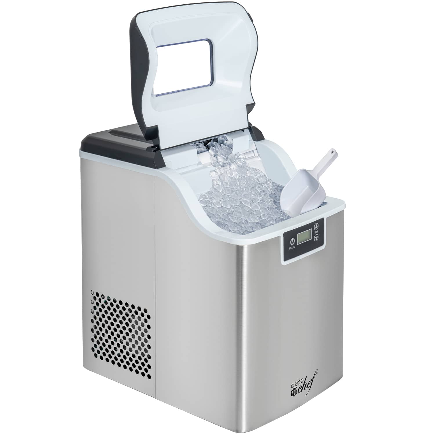Deco Chef - Countertop Nugget Ice Maker IM44NGSTS - Stainless Steel