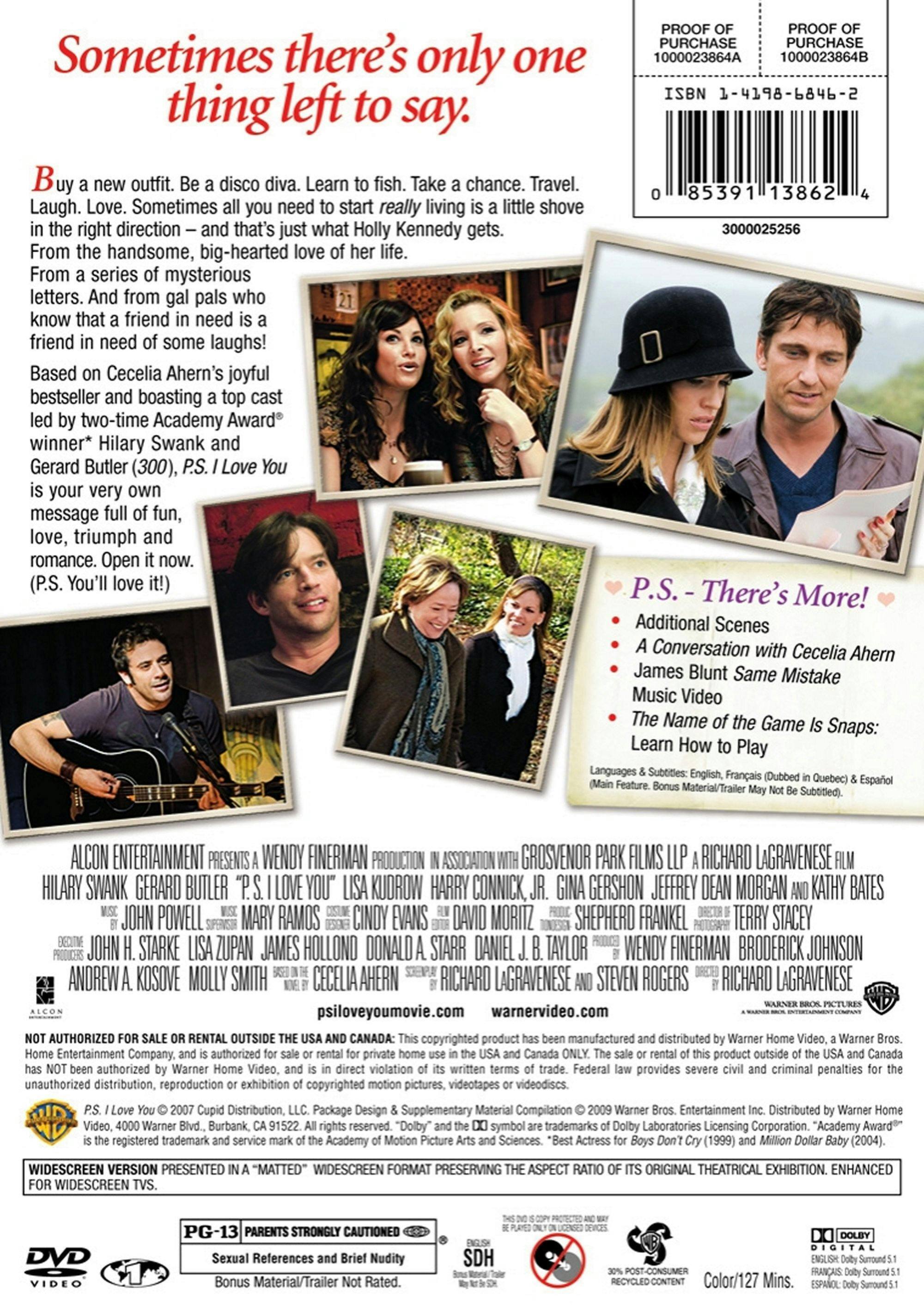 Angle. P.S. I Love You [DVD].