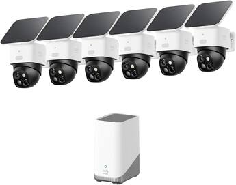 eufy SoloCam S340 Solar Security Cameras Wireless Outdoor 6 cam eufy SoloCam S340 Solar Security Cameras Wireless Outdoor 6 cam