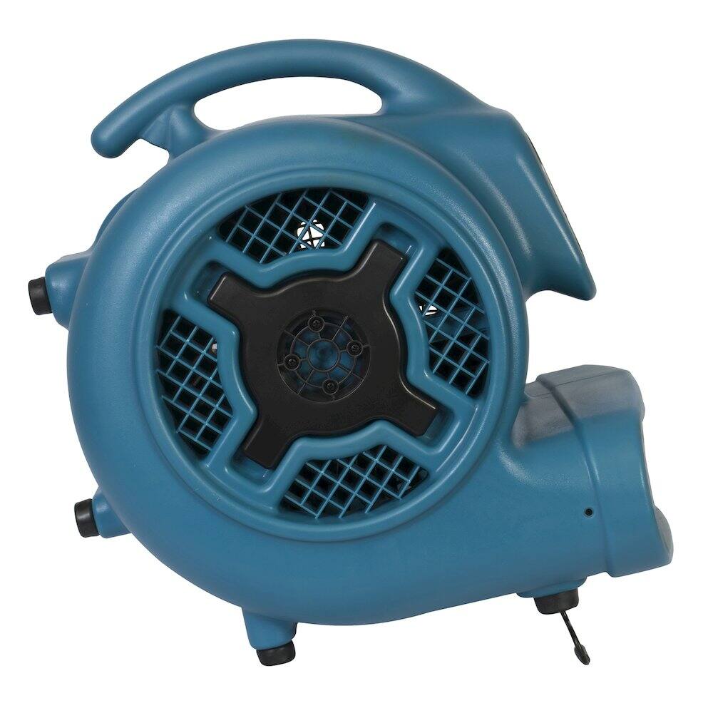Alt View 8. XPOWER - 1 HP 3600 CFM 3 Speed Air Mover, Carpet Dryer, Floor Fan, Blower - Blue.