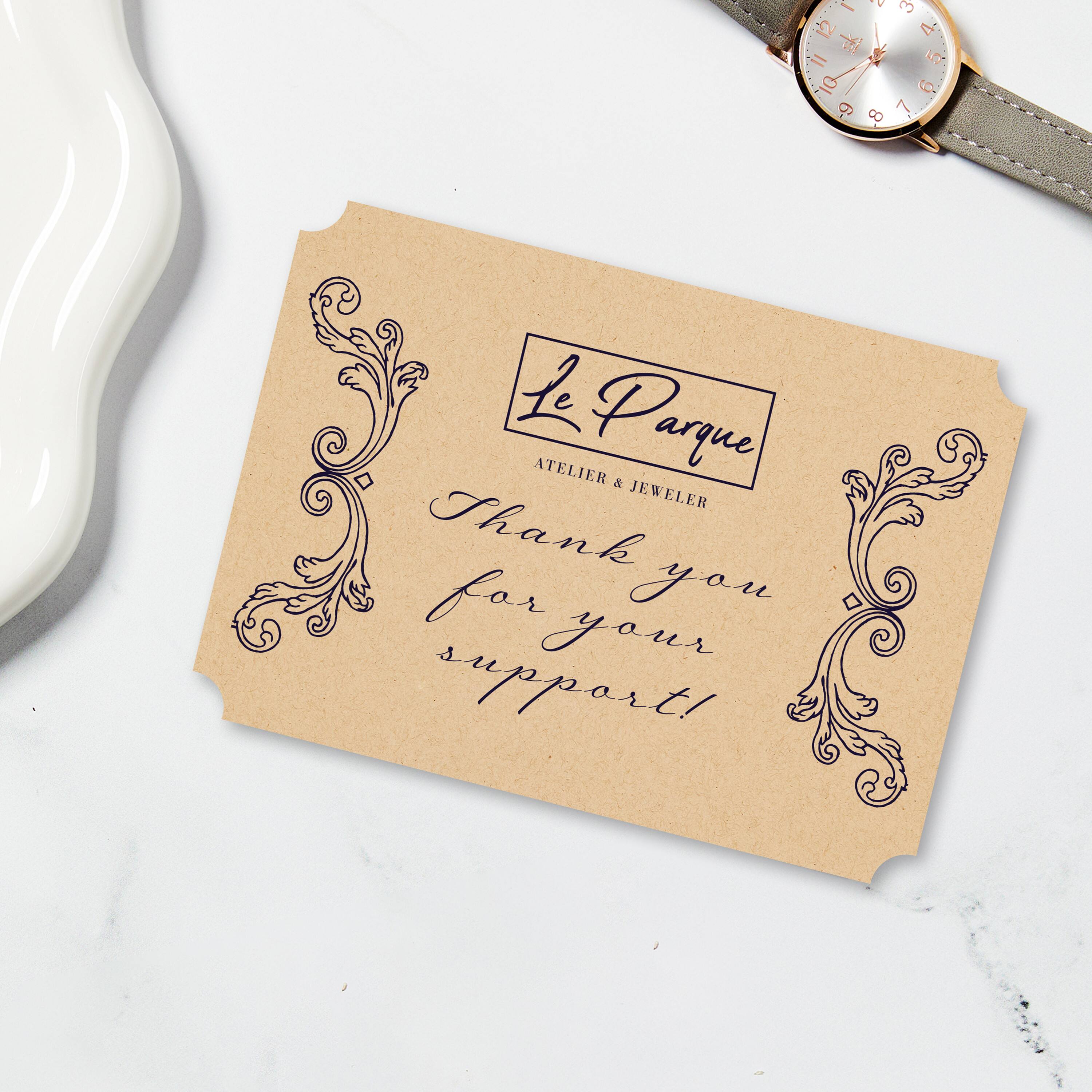 Le Parque  
Atelier & Jeweler  

Thank you for your support!