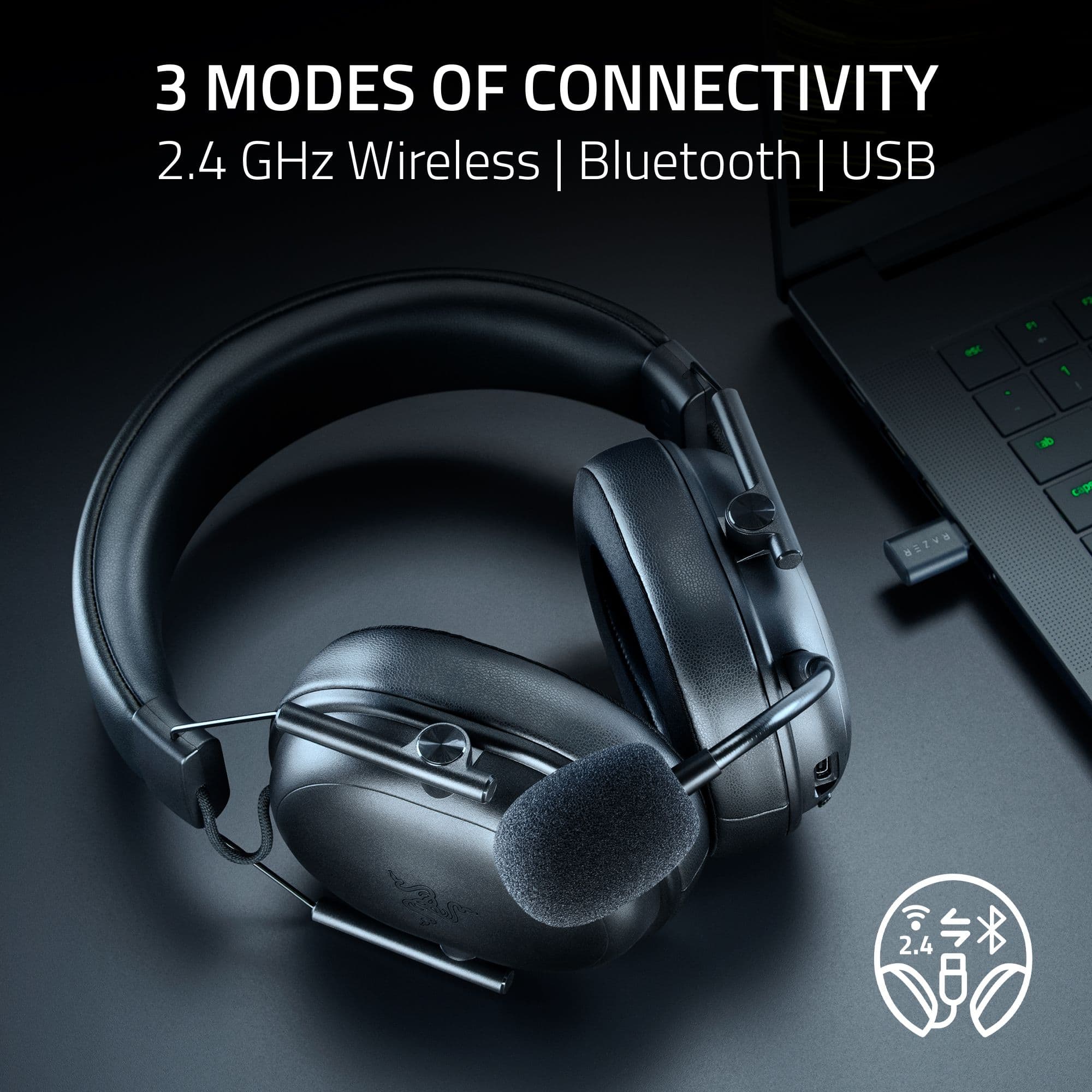 Razer BlackShark V3 X Hyperspeed Wireless Over the Ear