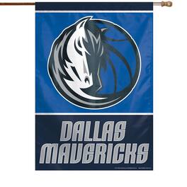 WinCraft - Dallas Mavericks 28" x 40" Primary Logo Single-Sided Vertical Banner - Multicolor