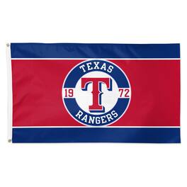 WinCraft - Texas Rangers 3' x 5' Applique Flag - Multicolor
