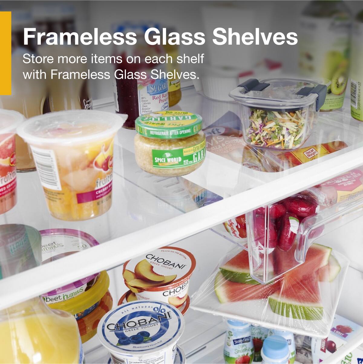 Frameless Glass Shelves

Store more items on each shelf with Frameless Glass Shelves.