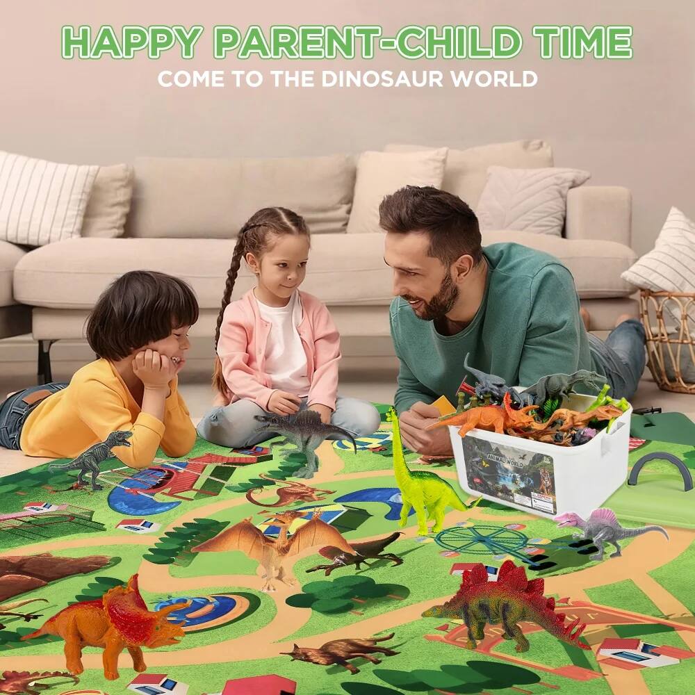 HAPPY PARENT-CHILD TIME  
COME TO THE DINOSAUR WORLD