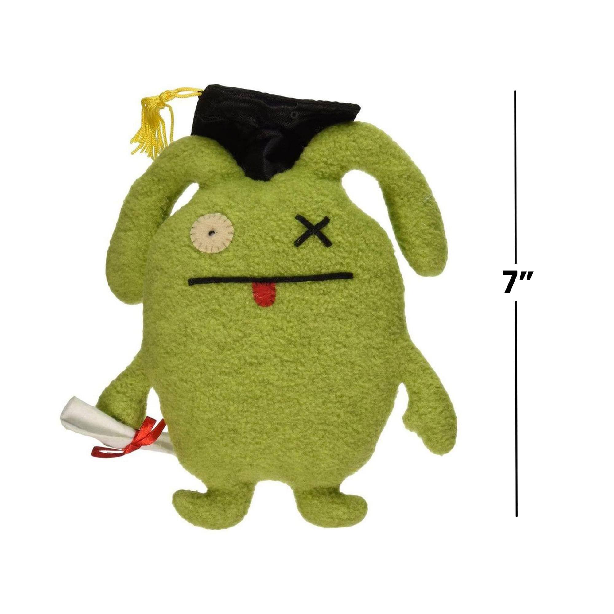Alt View 2. Enesco - Ugly Dolls Graduation 7" Plush: Ox - Green.