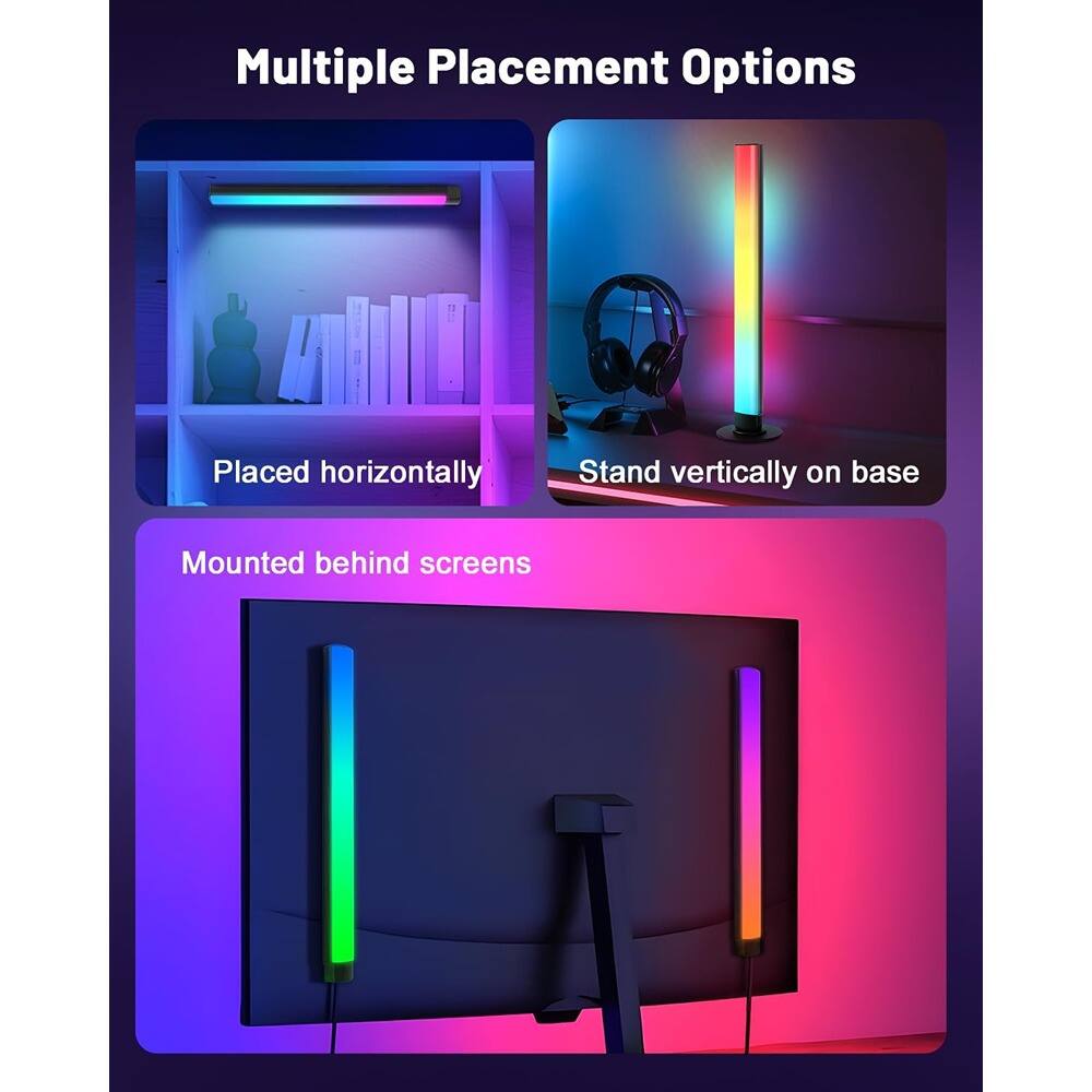 Multiple Placement Options

- Placed horizontally
- Stand vertically on base
- Mounted behind screens